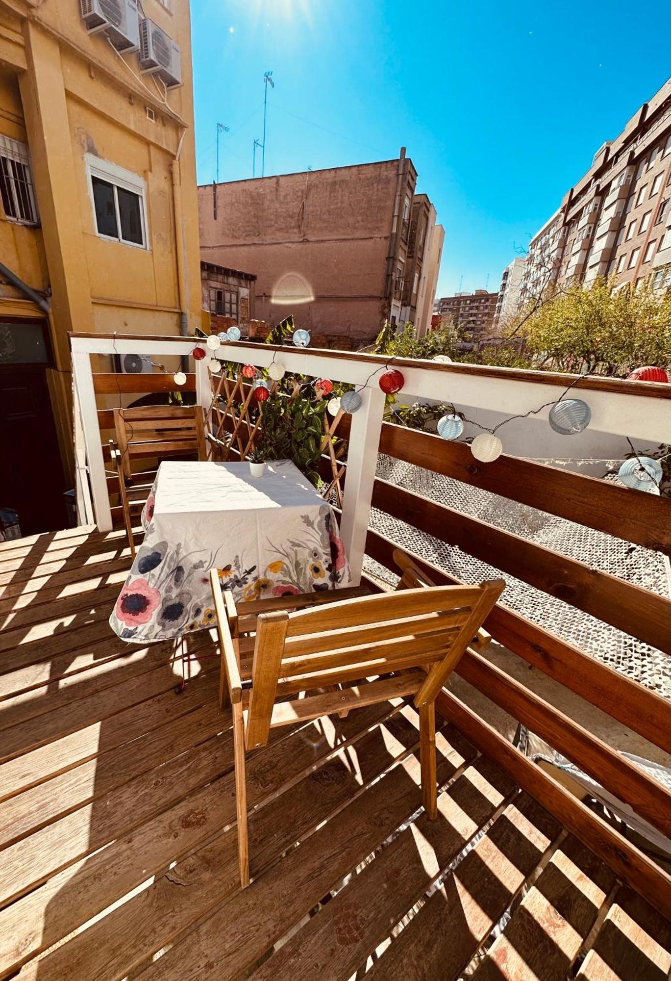 Precioso Apartamento Con A/A En Ruzafa Con Terracita Privada Y Acceso A Un Jardin, Para 2-3 Personas Valence Extérieur photo